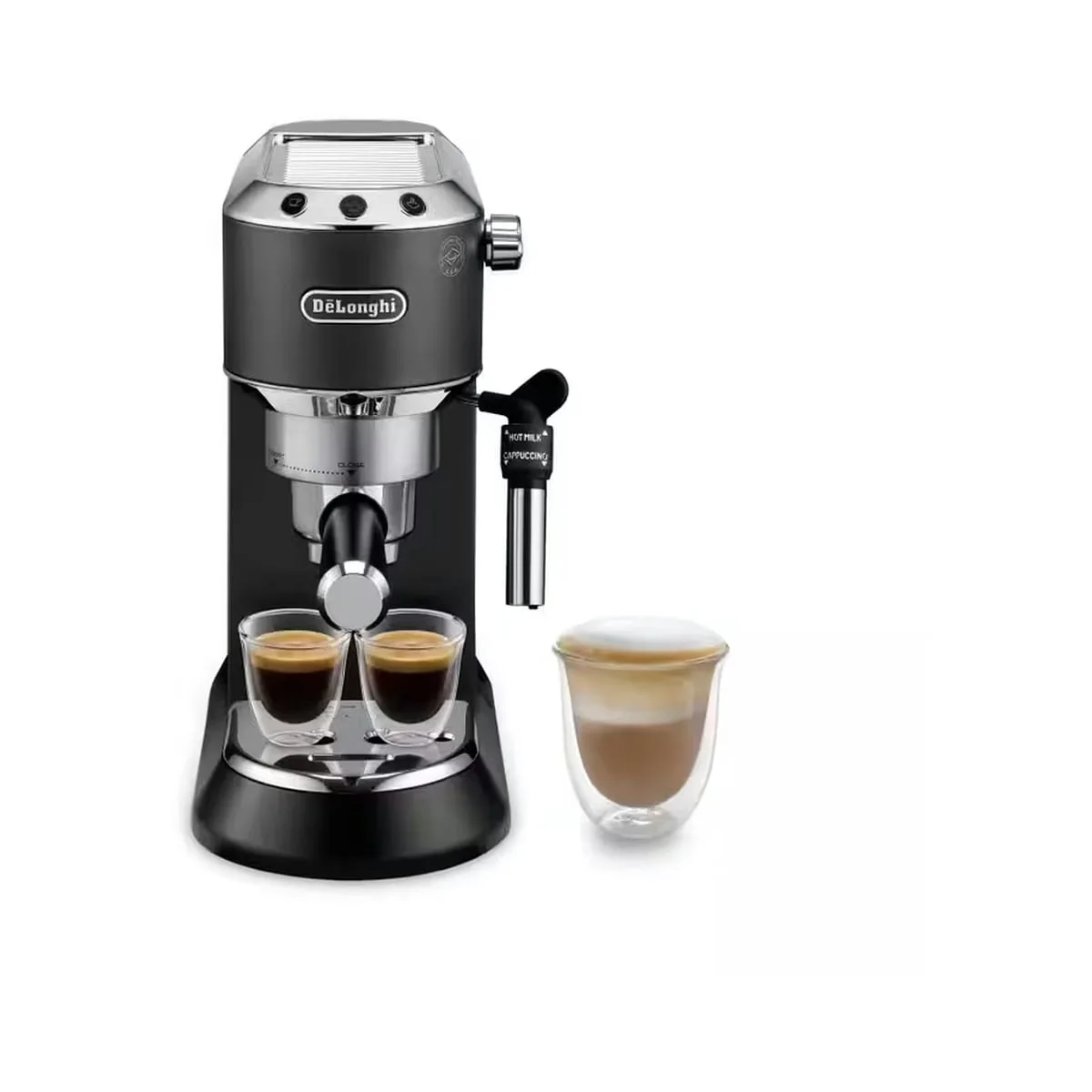 DeLonghi Dedica Manual Espresso Coffee Maker (EC685.BK)