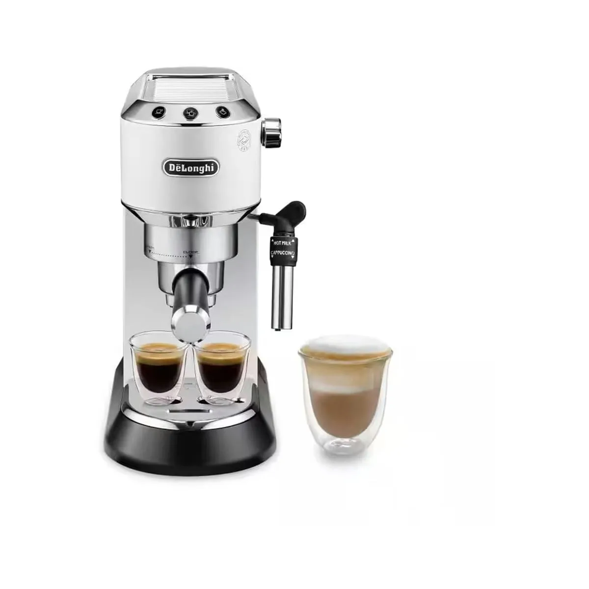 DeLonghi Dedica Manual Espresso Coffee Maker (EC685.W)